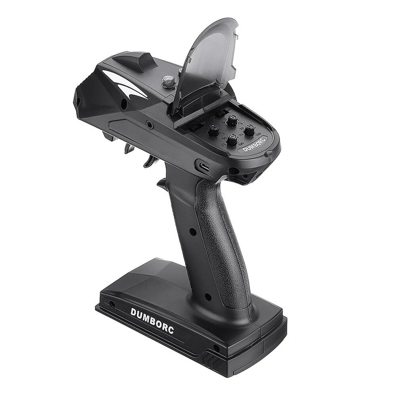 DumboRC X6 2.4GHz 6CH Radio Transmitter with X6F RC Receiver for RC Vehicles Boat Tank Models without Gyro Function