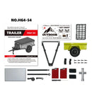 HG TRASPED HG4-54 Trailer Accessories for SUZUKI JIMNY HG4-53 1/16 RC Cars Vehicles Models Parts