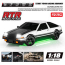 HB Toys RTR RP1801-1809 1/18 2.4G 4WD Drift RC Car ESP Gyro Full Proportional Racing LED Light Remote Control High-Speed Motor On-Road Racing Vehicle Model Boys Gifts Toys