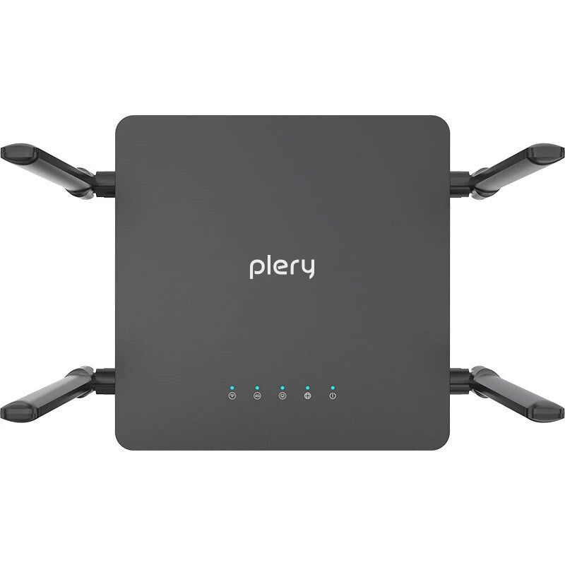 PLERY R626 4G LTE Router Long Range 2.4G 5.8G Dual Band 1200Mbps Fast Wireless WiFi Router with Nano SIM Card Slot
