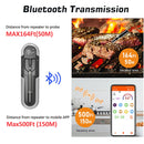 -4F to 212F Bluetooth Wireless Meat Steak Food Electronic Thermometer Grill Probe Smart Meat Food Kitchen Wireless Grill Thermometer