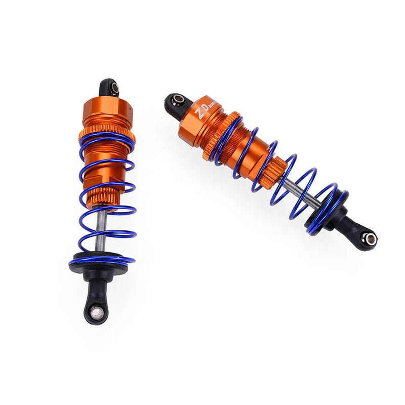 2PCS ZD Racing 7358 Alloy Oil Filled Front Shock Damper Absorber for 1/10 HSP Redcat Hongnor LRP HPI Hobao