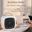 600W Smart Space Heater Dual Gear Compact Quiet Heating Threaded Wire EU/US Plug Portable Electric Heater for Home Office