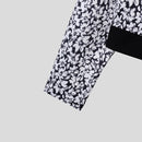 INCERUN Mens Floral Print Patchwork Jacket Crop Top Zipper Stand Collar Short Jackets for Men Large Size S-5XL