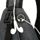 IPRee Waterproof Single Chest Shoulder Bag, Multi Purpose Large Capacity Crossbody Bag for Men Women, Suitable for Outdoor Travel Work