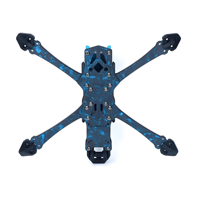 Asixflying Manta 5 SE 223mm Wheelbase T700 Carbon Fiber Plate Frame Kit Compatible Analog/ DJI O3/ DJI O4 Lite for FPV Racing Drones