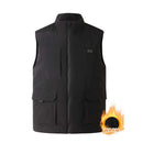 TENGOO HV-06 6 Areas Heated Vest Winter USB Electric Heated Vest Windproof Washable Thermal Waistcoat for Cycling Fishing Hiking Vest