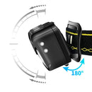 Bikight XPG COB White Yellow Light LED Headlamp Body Motion Sensor 6-Mode Red Blue Flash Headlight Rechargeable Camping Torch