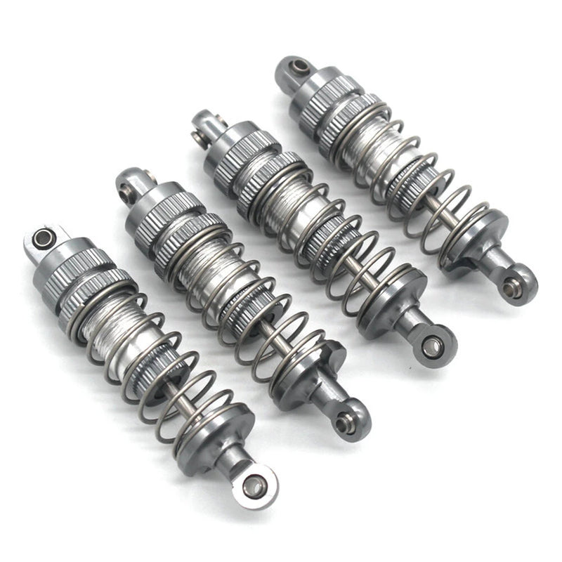 4PCS Upgraded Metal Parts Oil Filled Shock Asborbers Damper for MNRC MN128 MN86s G500 1/12 RC Cars Vehicles Models Spare Accessories