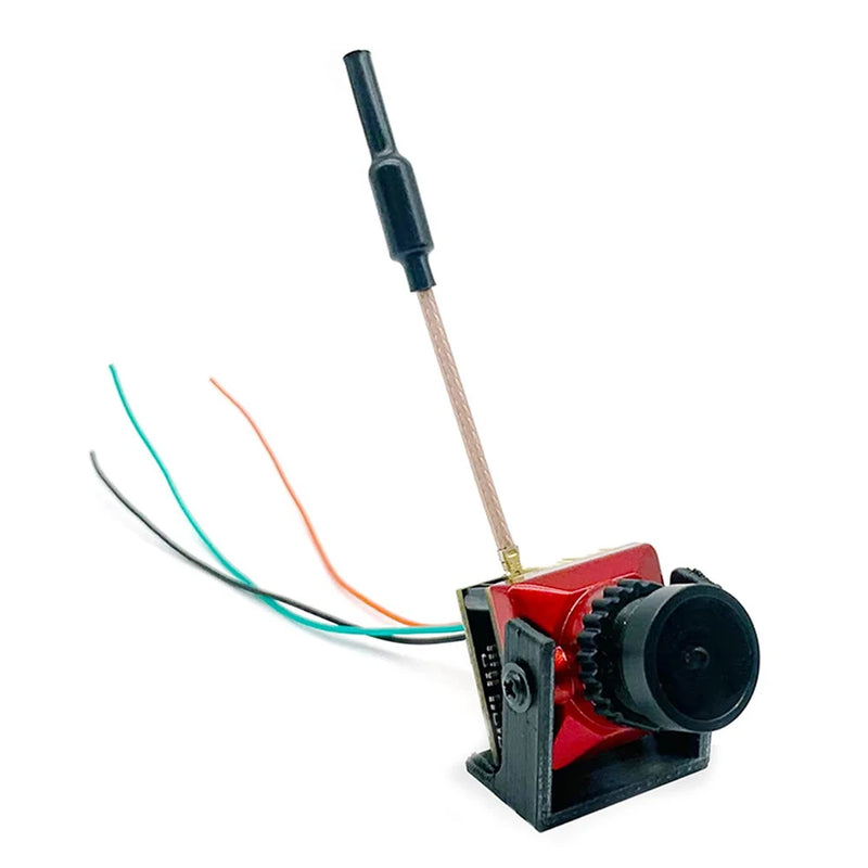 SLONWAKE B19 FPV AIO 5.8GHz 48CH VTX FPV Transmitter w/ Smartaudio Pitmode 25/200/400mW Adjustable Power 2.1mm Lens CMOS 1500TVL 130 Angle FPV Camera for Remote Control Aircraft