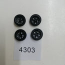 JIABAILE 4301/02/03/04/05/06/07/08/09 1/43 Drift RC Car Parts Racing Soft Drift Hard Tires Wheels Rims  Vehicles Models Accessories