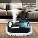 Automatic Smart Mopping Robot with Water Tank, Vacuum and Mop Cleaning Robot, Floor Sweeper for Home