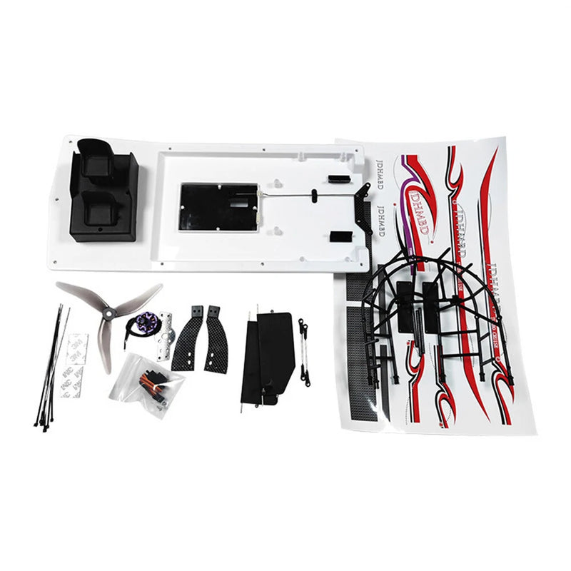 GARTT DIY Air RC Boat Kit without Battery ESC TX RX Swamp Snow Beach Water Vehicle Models