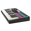 M-VAVE 25 Key MIDI Keyboard Controller 25 Velocitys-sensitive Keys 8 RGB Pads 8 Knobs Touch Strips Compatible