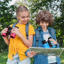 IPRee 4x30 Kids Binoculars for Age 3-12 Years Boys Girls Hunting Folding Small Telescope Birthday Gifts Educational Camping Outdoor