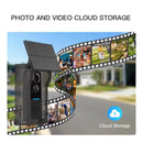 Tuya WiFi 1080P Video Doorbell Camera with Solar Cover 2-way Audio Intercom Video Motion Detect Waterproof Outdoor Wireless Doorbell