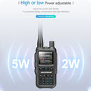 2Pcs BAOFENG UV-5R Mini 5W Walkie Talkie Bluetooth APP Programming Multi Band One Click Copy Frequency Type-C Two Way Radio