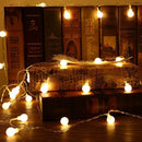 6m/10m Long String Lights Camping Lamp Outdoor Crystal Globe Lights Waterproof USB Powered Patio Light for Camping Tent