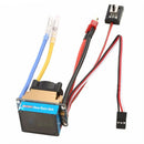 Waterproof Brushed ESC 60A 3S with Fan 5V 3A BEC T-Plug for 1/10 RC Car Vehicles Model Parts
