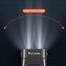 WEST BIKING 5 IN 1 500Lm Brightness Bike Headlight 3000mAh Battery Waterproof 4 Light Modes Power Bank Phone Holder with 130db Horn Warning Light for Night Cycling