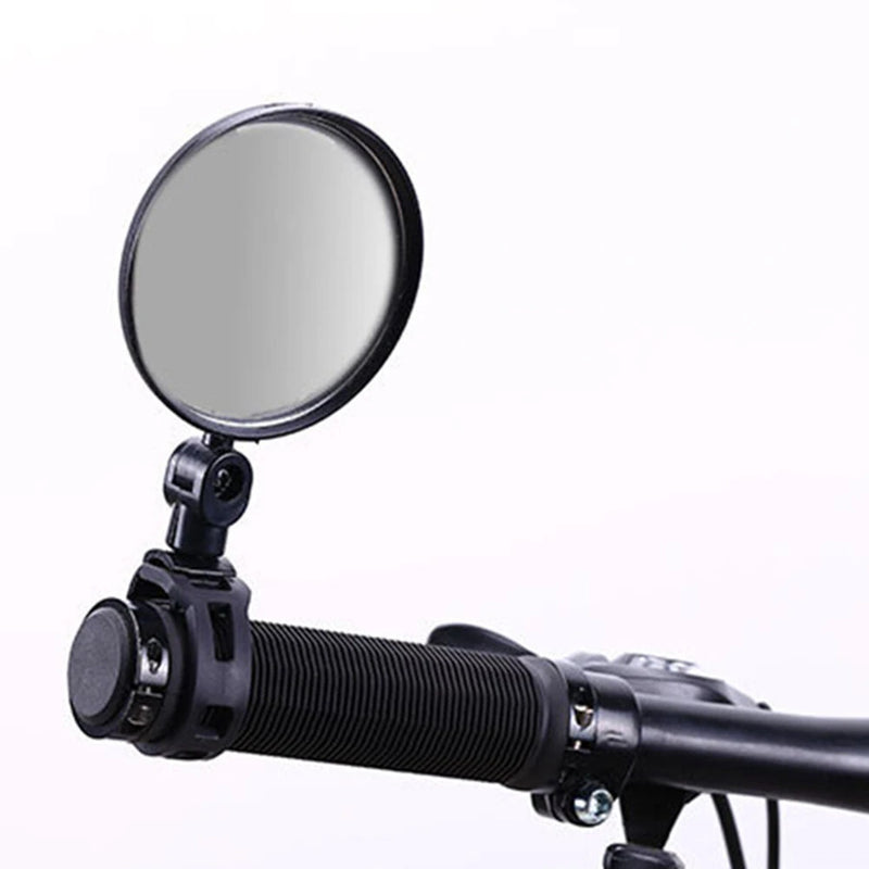 2PCS Acrylic Bicycle Rearview Mirror 360 Adjustable Rotate Wide Angle Bike Rear View Mirrors Convex Mirror for Electric Bike