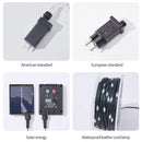 IPRee 32M LED Solar String Lights Fairy Green Wire Outdoor Christmas Light Tree Garland Waterproof  for New Year,Garden,Street Home Party Wedding Decorion Light