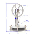 STARPOWER QX-DWCL-01 Low Temperature Hot Air Stirling Engine Kit Steam Heat Education Model Physics Experiment Science Discovery Toys Toy Fully Assembled