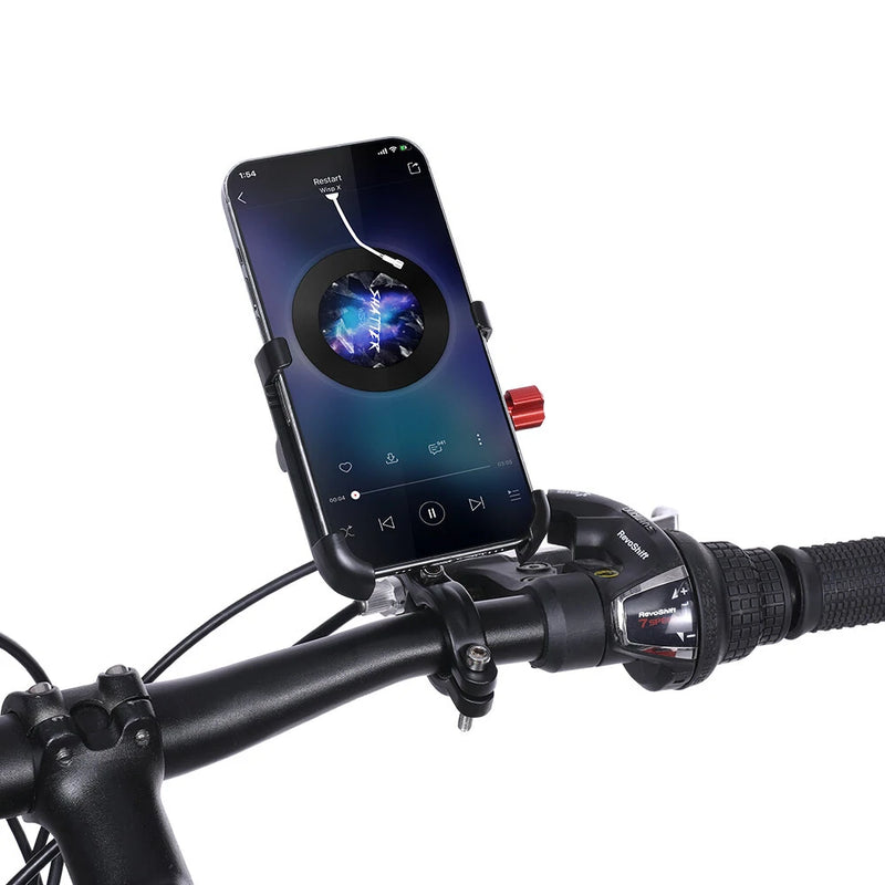LAOTIE BM2 Universal Bike Phone Holder Four Corners Shockproof Free Rotation 4.0"-7.0" Cellphone Electric Scooter Motorcycle Bicycle Mount for SAMEBIKE LAOTIE