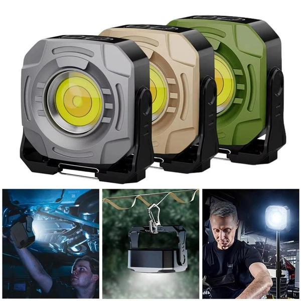 IPRee Usb Charging Camping Light 2400LM Emergency Warning Light Portable Usb Rechargeable Keychain Work Light for Outdoor Camping Emergency