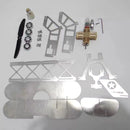 NikolaToy Mini Stirling Engine Upgraded Model Aircraft DIY Assembly Kit Creative Desktop Ornaments Decoration Science Discovery Toys