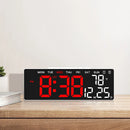 Multifunctional Clock Electronic Clock Simple LED Digital Clock USB Output Bedside Alarm Clock with 3 Level Adjustable Brightness