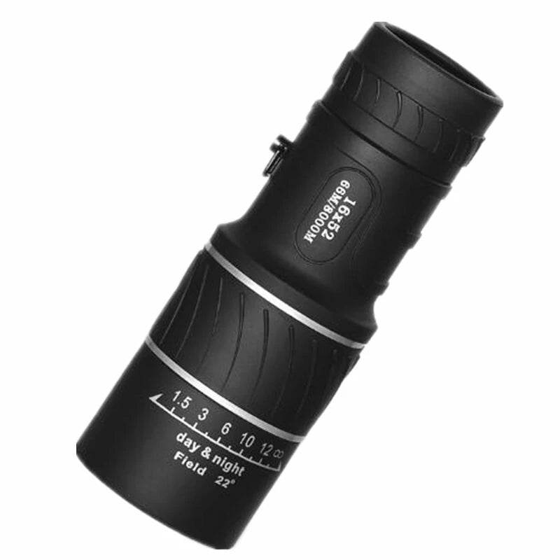 Powerful Monocular Telescope 16x52 Long Range Telescope Prism Compact Monocle for Hunting Camping Watching Equipment