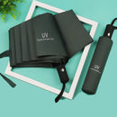 8-Rib Travel Umbrella Windproof Automatic Open and Close Multicolor Portable Rain Sun Protection for All Weather Conditions