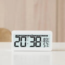 Magnetic Suction LED Simple Clock Back Light Desktop Clock Temperature And Humidity Alarm Clock Decorative Ornaments Silent Small Alarm Clock