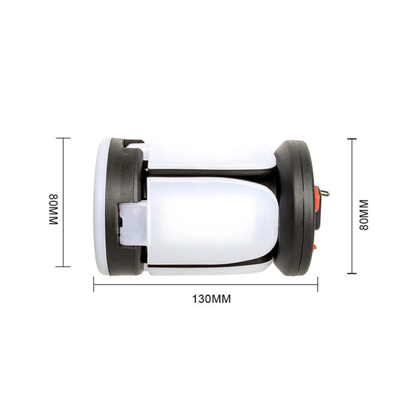 IPRee LED Solar Charging Outdoor Camping Light Hanging Folding Tent Light Multifunctional Household Strong Light Emergency Lighting
