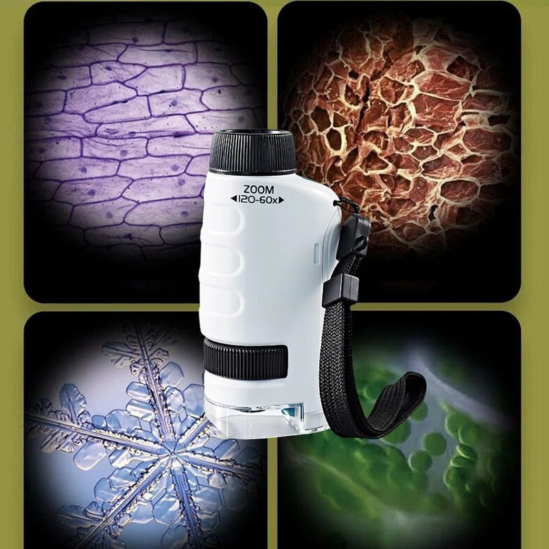 Portable Handheld Microscope for Kids Mini Labsters Portable Microscope Portable Microscope Kids Minilabsters Handheld Pocket Microscope