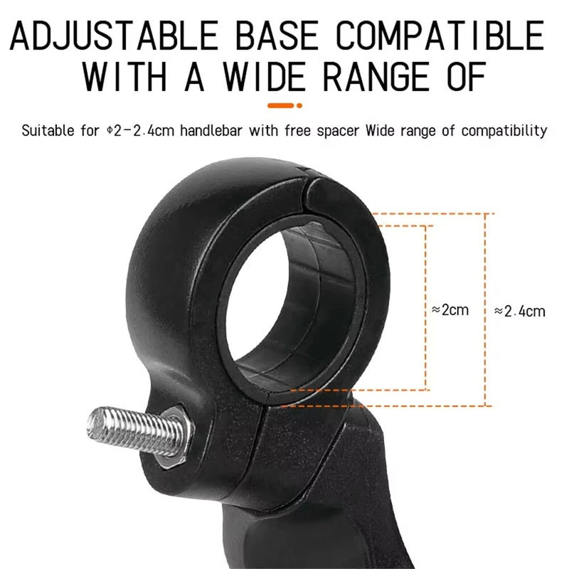 BENGGUO 1pcs MTB Reflection Mirror 360 Rotatable HD Rearview for 20-24mm Handlebar Diameter Bike Riding Accessories