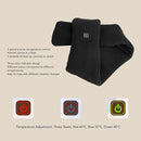 TENGOO Winter Heated Scarf 3 Levels Adjustable Temperature USB Charging Neck Warmer Intelligent Electric Heated Neck Wrap