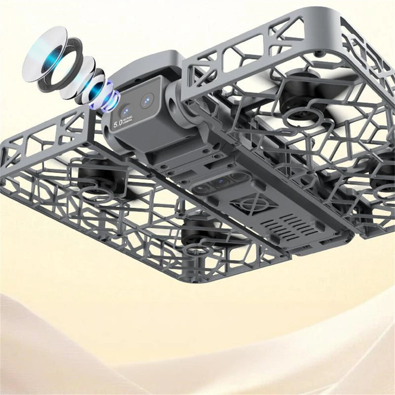 GGIRC S161 MAX 5G WiFi FPV with 5.9inch LCD Screen Controller 720P HD Dual Camera Servo Gimbal Optical Flow Positioning Grid Full Protection Brushless Pocket Foldable RC Drone Quadcopter RTF