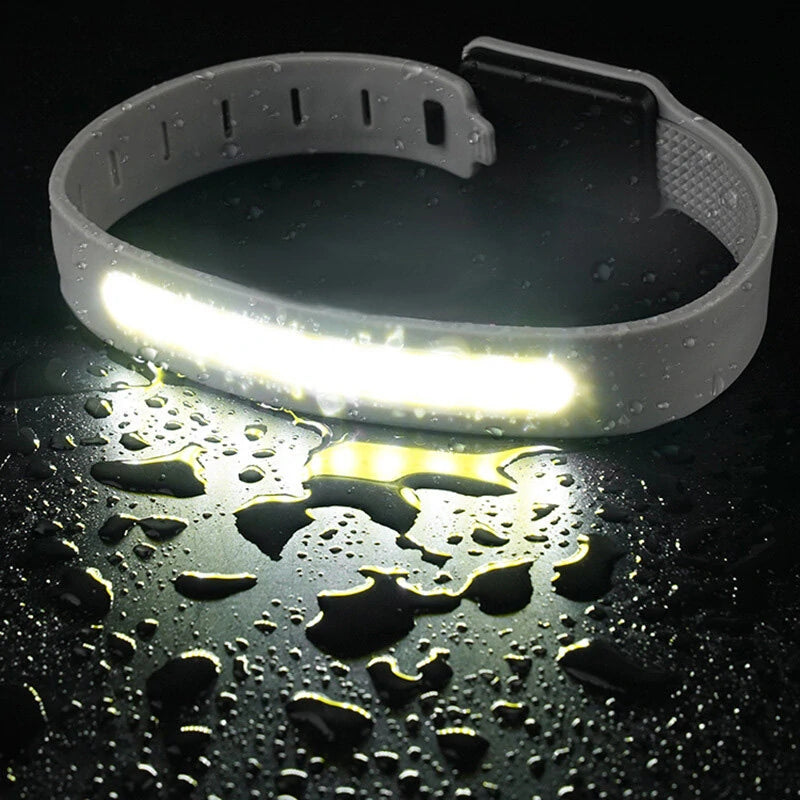 USB Charging Strong Running Light Outdoor COB Night Sports Light Arm Night Flashing Strong Riding Lamp