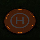 BRDRC 40CM Landing Pad with Fixing Nails Double Sided Waterproof Parking Apron for DJI AIR 3 / Mavic 3 Pro / Mini 3 / Avata / FIMI X8 MINI V2 Drone