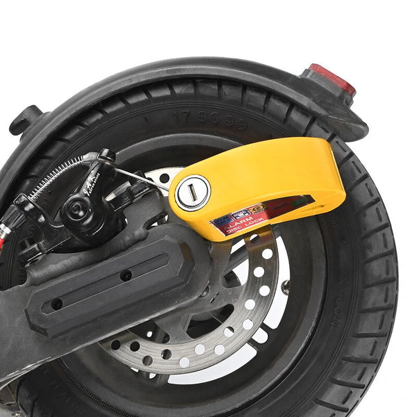 Smart Bicycle Disc Brake Lock 110dB Loud Alarm Anti-thief Protection Aluminum Alloy Waterproof Reminding Rope Lock for Bike Motorcycle