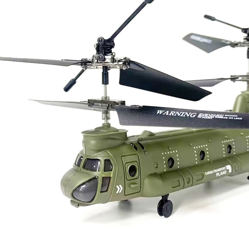 SYMA S026H 2.4G 3CH Dual Propellers Fixed Height Simulation Remote Control Model Helicopter Military Transport RC Helicopter