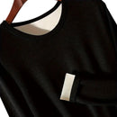 TENGOO 2Pcs Men Winter Thermal Wear, Thermal Underwear Set, Thermal Base Layer Set, Warmth Slim Body and High Elasticity Comfortable and Breathable Long Sleeve Crew Neck Bottom Shirts Tops & Pants Men's Thermal Clothing