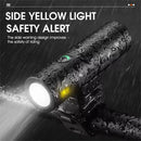WEST BIKING 500LM 85 Floodlight Bicycle Front Light 5000mAh USB Rechargeable 200m Long-range Cycling Headlight Aluminium Alloy Bike Lamp