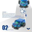 4-in-1 DIY Assembled Function Robot Voice Command Infrared Control Educational STEM for Children Toys