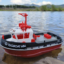 TY XIN 686 2.4G 1/72 Rc Boat Powerful Dual Motor Wireless Electric Remote Control Tugboat Model Toys for Boys Gift