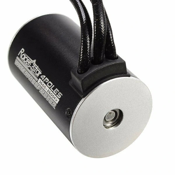 Racerstar 3660 Motor Brushless Waterproof Sensorless 1/8 1/10 RC Car Part 3800/3300/2600KV