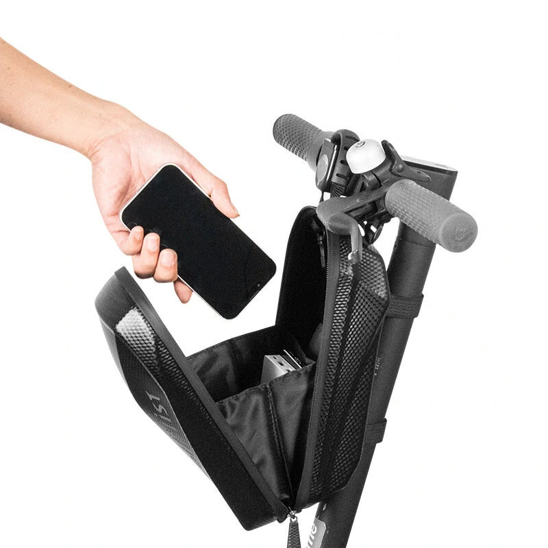 Wolfilist Electric Scooter Bag 3L Large Capacity Waterproof 0.3kg Lightweight Bicycle Front Bag for MTB Cycling