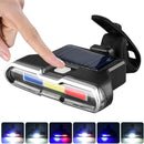 Bikight Solar Bike Taillight 300mAh Battery 7 Light Modes Type-C Charging IPX7  Waterproof Bicycle Rear Light for MTB Bike Motorcycle Electric Vehicle